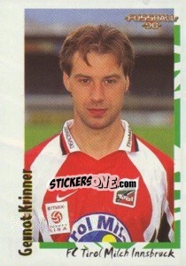 Figurina Gernot Krinner - Österreichische Fußball-Bundesliga 1997-1998 n. 106 - Panini