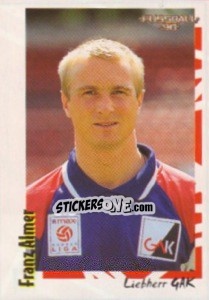 Sticker Franz Almer - Österreichische Fußball-Bundesliga 1997-1998 - Panini