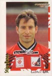 Sticker Stipe Brnas - Österreichische Fußball-Bundesliga 1997-1998 n. 123 - Panini