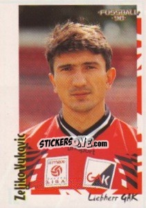 Sticker Zeljko Vukovic - Österreichische Fußball-Bundesliga 1997-1998 - Panini
