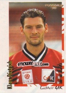 Cromo Klaus Dietrich - Österreichische Fußball-Bundesliga 1997-1998 - Panini