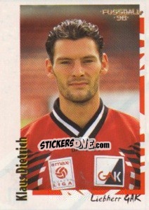 Figurina Klaus Dietrich - Österreichische Fußball-Bundesliga 1997-1998 n. 126 - Panini