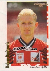 Sticker Boban Dmitrovic - Österreichische Fußball-Bundesliga 1997-1998 - Panini