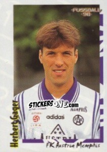 Cromo Herbert Gager - Österreichische Fußball-Bundesliga 1997-1998 - Panini