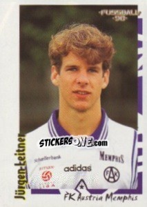 Sticker Jurgen Leitner - Österreichische Fußball-Bundesliga 1997-1998 - Panini