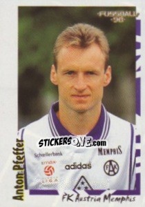 Cromo Anton Pfeffer - Österreichische Fußball-Bundesliga 1997-1998 n. 151 - Panini