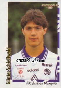 Figurina Gunter Schiesswald - Österreichische Fußball-Bundesliga 1997-1998 n. 155 - Panini