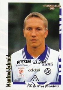 Sticker Manfred Schmid - Österreichische Fußball-Bundesliga 1997-1998 n. 160 - Panini