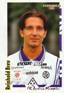 Cromo Reinhold Breu - Österreichische Fußball-Bundesliga 1997-1998 - Panini