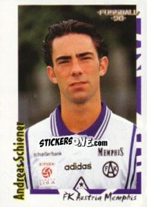 Cromo Andreas Schiener - Österreichische Fußball-Bundesliga 1997-1998 - Panini