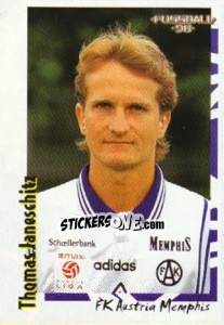 Figurina Thomas Janeschitz - Österreichische Fußball-Bundesliga 1997-1998 n. 164 - Panini