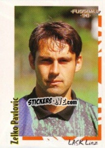 Sticker Zelko Pavlovic - Österreichische Fußball-Bundesliga 1997-1998 - Panini