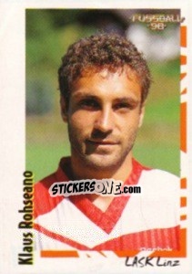 Sticker Klaus Rohseano - Österreichische Fußball-Bundesliga 1997-1998 n. 177 - Panini