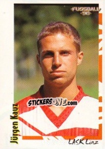 Sticker Jurgen Kauz - Österreichische Fußball-Bundesliga 1997-1998 n. 182 - Panini