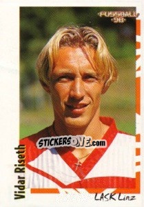 Sticker Vidar Riseth - Österreichische Fußball-Bundesliga 1997-1998 n. 186 - Panini