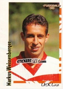 Sticker Markus Weissenberger - Österreichische Fußball-Bundesliga 1997-1998 - Panini