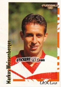 Cromo Markus Weissenberger - Österreichische Fußball-Bundesliga 1997-1998 n. 187 - Panini