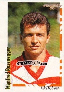 Sticker Manfred Rosenegger - Österreichische Fußball-Bundesliga 1997-1998 n. 190 - Panini