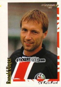 Cromo Ronald Unger - Österreichische Fußball-Bundesliga 1997-1998 - Panini