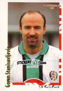 Figurina Goran Stanisavljevic - Österreichische Fußball-Bundesliga 1997-1998 n. 209 - Panini