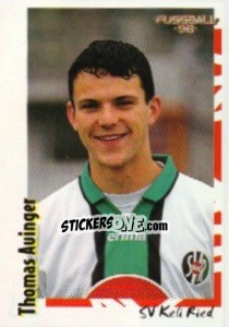 Figurina Thomas Auinger - Österreichische Fußball-Bundesliga 1997-1998 n. 218 - Panini