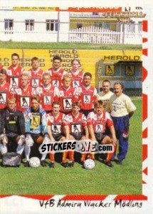 Figurina Team photo (2) - Österreichische Fußball-Bundesliga 1997-1998 - Panini