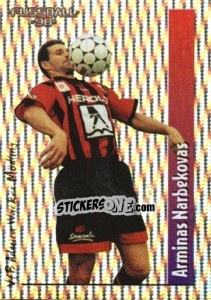 Sticker Arminas Narbekovas - Österreichische Fußball-Bundesliga 1997-1998 - Panini