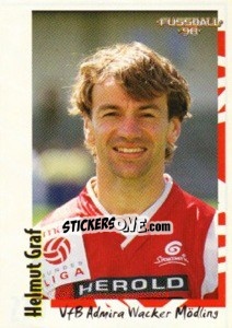 Sticker Helmut Graf - Österreichische Fußball-Bundesliga 1997-1998 n. 230 - Panini