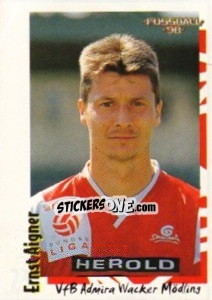 Sticker Ernst Aigner - Österreichische Fußball-Bundesliga 1997-1998 n. 231 - Panini