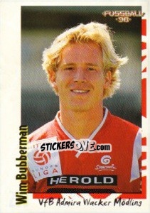 Sticker Wim Bubberman - Österreichische Fußball-Bundesliga 1997-1998 - Panini
