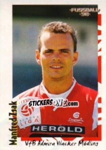 Cromo Manfred Zsak - Österreichische Fußball-Bundesliga 1997-1998 - Panini