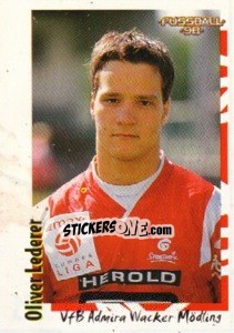Cromo Oliver Lederer - Österreichische Fußball-Bundesliga 1997-1998 - Panini