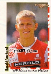 Sticker Harald Suchard - Österreichische Fußball-Bundesliga 1997-1998 - Panini
