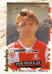 Figurina Andreas Ogris - Österreichische Fußball-Bundesliga 1997-1998 - Panini