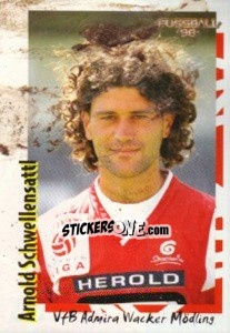 Figurina Arnold Schwellensattl - Österreichische Fußball-Bundesliga 1997-1998 n. 245 - Panini