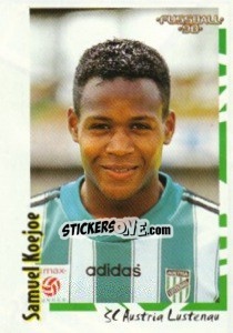 Sticker Samuel Koejoe - Österreichische Fußball-Bundesliga 1997-1998 - Panini