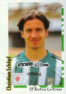 Cromo Christian Schopf - Österreichische Fußball-Bundesliga 1997-1998 - Panini