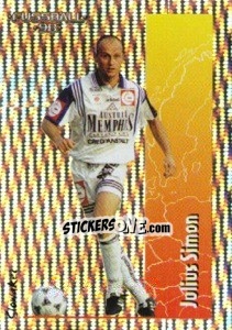Sticker Julius Simon - Österreichische Fußball-Bundesliga 1997-1998 n. 279 - Panini