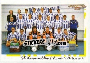 Figurina Team photo - Österreichische Fußball-Bundesliga 1997-1998 - Panini