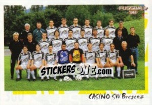 Figurina Team photo - Österreichische Fußball-Bundesliga 1997-1998 n. 300 - Panini