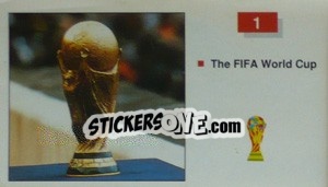 Sticker FIFA World Cup Trophy - World Cup Italia 1990 - Merlin