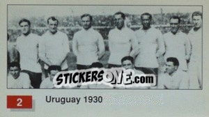 Sticker Uruguay (Winner Team Photo WC-1930)