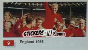 Figurina England (Winner Team Photo WC-1966) - World Cup Italia 1990 - Merlin