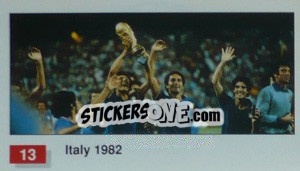 Sticker Italy (Winner Team Photo WC-1982) - World Cup Italia 1990 n. 13 - Merlin