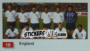 Sticker England Team Photo