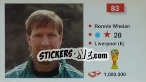 Sticker Ronnie Whelan - World Cup Italia 1990 n. 83 - Merlin