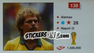 Sticker Alemao - World Cup Italia 1990 n. 138 - Merlin
