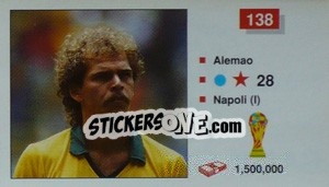 Figurina Alemao - World Cup Italia 1990 - Merlin