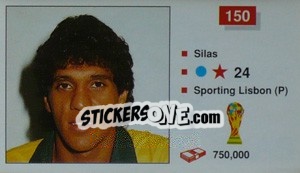 Sticker Silas - World Cup Italia 1990 n. 150 - Merlin