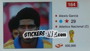 Sticker Alexis Garcia - World Cup Italia 1990 - Merlin